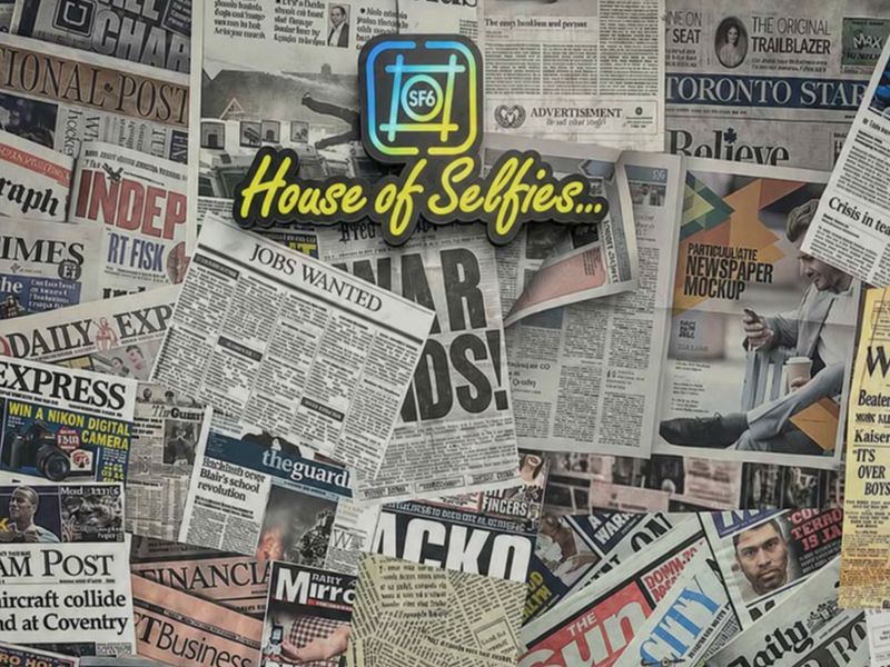 House of Selfies studio set
